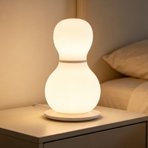 New Chinese-Style Gourd-Shaped Soft-Light Sleep Lamp – "Cream-Style" Soothing Bedside Nightlight