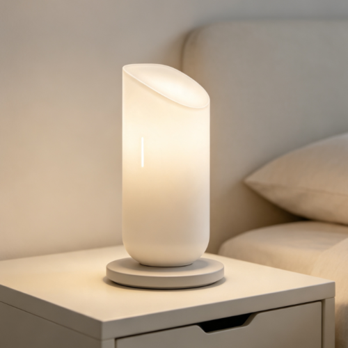 Beveled Arc Cylindrical Minimalist Sleep Lamp